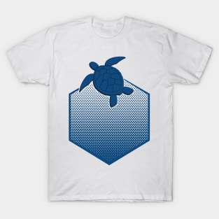 Sea Turtle in the Deep Blue Sea T-Shirt